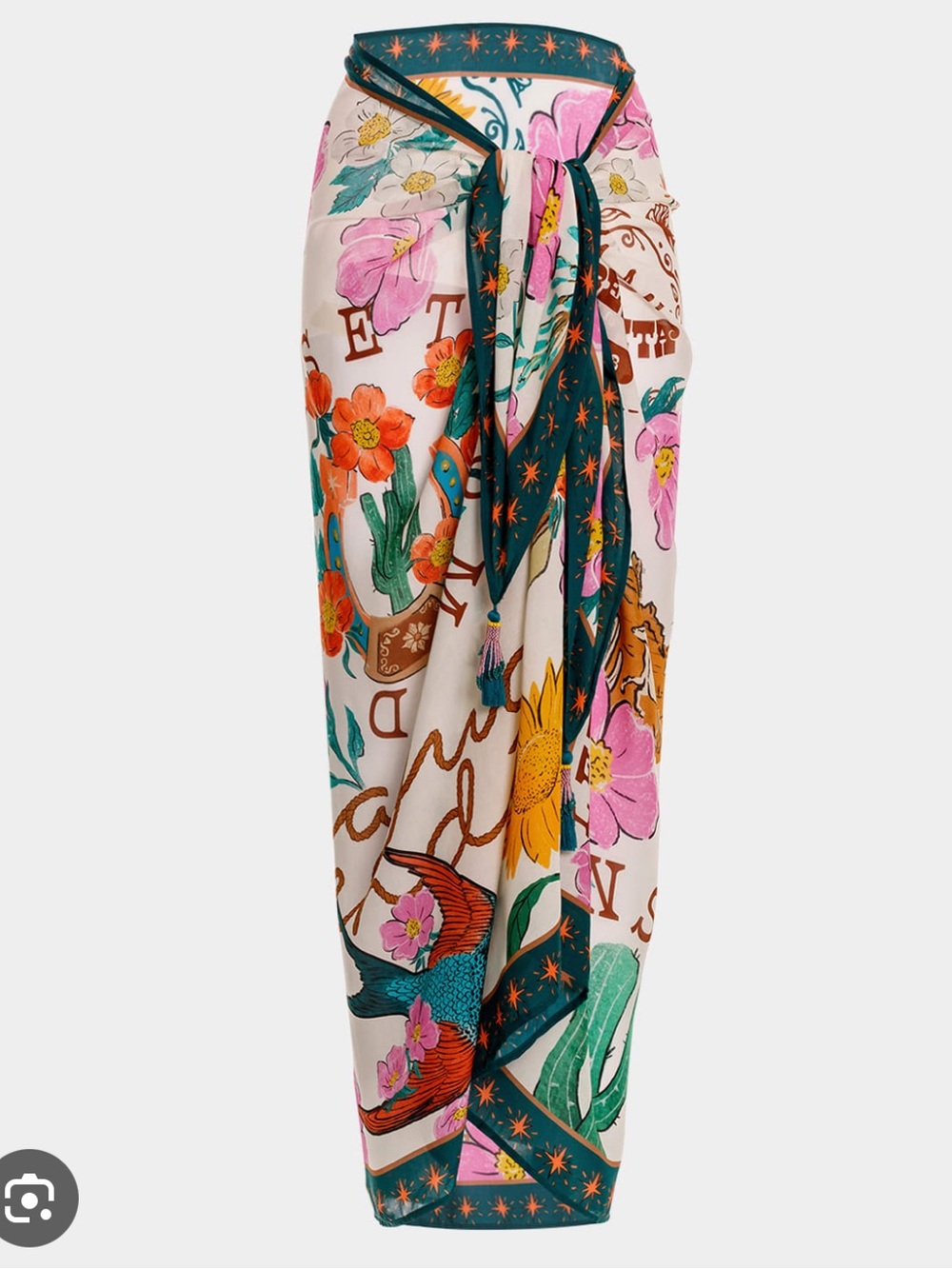 Agua Bendita Marine Pareo Cover-Up